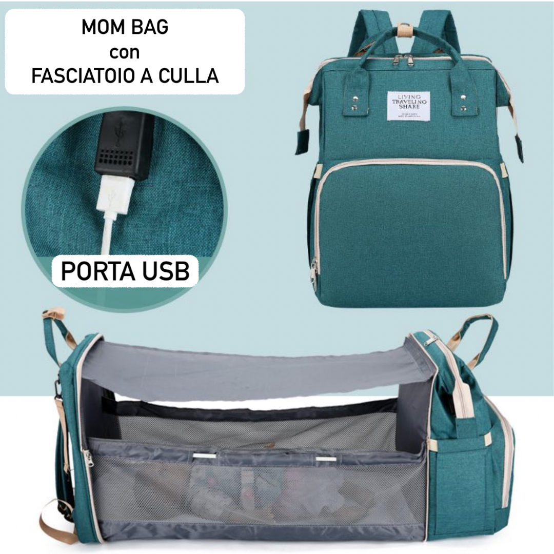 Mom's Bag - Zaino Cambio con Fasciatoio - BelindaWild