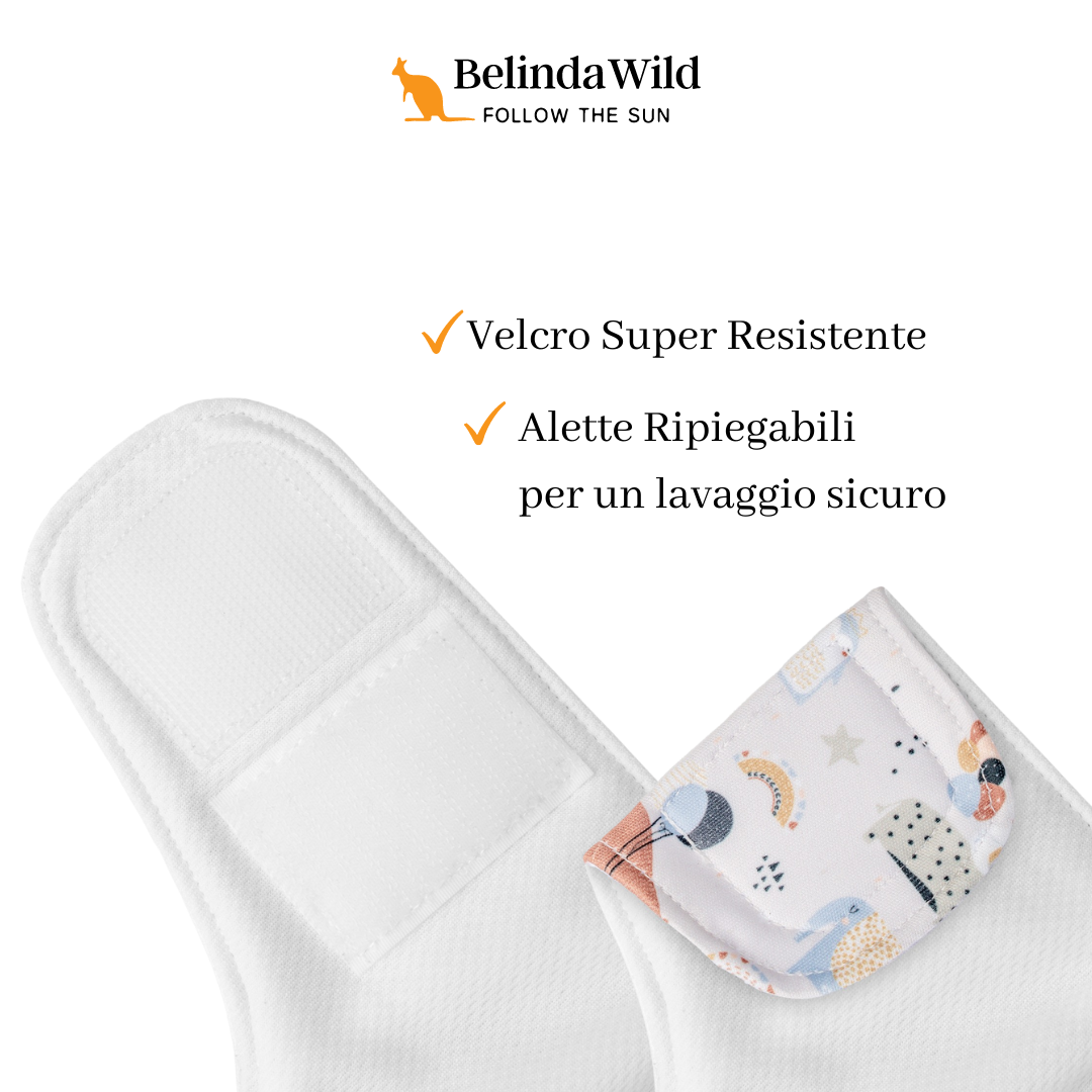 Pannolino Lavabile CUCU: Hybrid-Pocket - BelindaWild